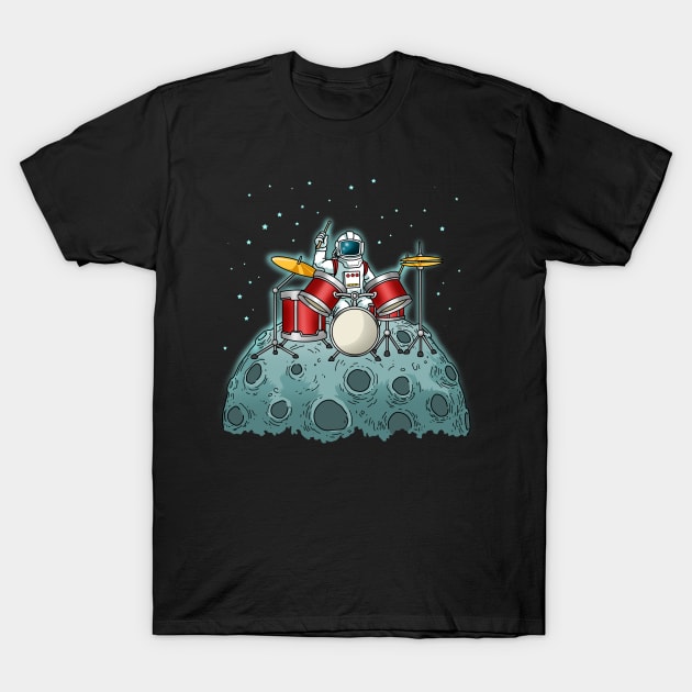 Drummer Kids Drummer Gift Drumming Percussion T-Shirt by PomegranatePower